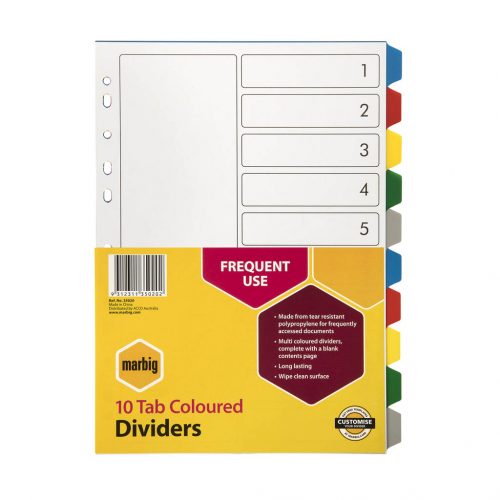 Files – Indices and Dividers